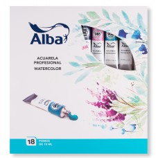 ACUARELA ALBA WATERCOLOR 10ml x 18u