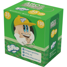 ARO PARA CARPETA SIFAP 35mm x 100u