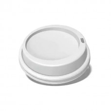 TAPA VASO POLIPAPEL 6/8oz BLANCO ESTISOL x 100u