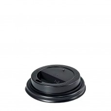 TAPA VASO POLIPAPEL 6/8oz NEGRO ESTISOL x 100u