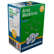 ARO PARA CARPETA SIFAP 40mm x 100u