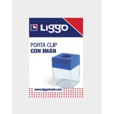 PORTA CLIP LIGGO PLASTICO CON IMAN