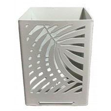 PORTA LAPIZ METAL CALADO CUADRADO