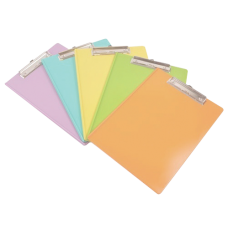 PORTA BLOCK A4 PASTEL CON CLIP LIGGO