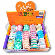 CINTA WASHI TAPE CBX IRISADO x 60u