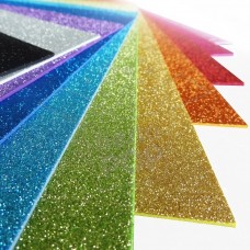 GOMA EVA A4 ADHESIVA GLITTER