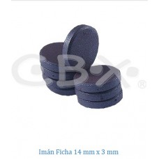 IMAN CIRCULO 14x3mm x 50u CBX