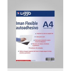 IMAN PLANCHA A4 AUTOADHESIVO GLEE x 10u