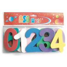 GOMA EVA FORMAS ASB 20 NUMEROS COLOR 2mm
