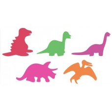 GOMA EVA FORMAS ASB 10 DINO/ANIMAL COLOR