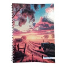 CUADERNO A5 PLANTEC NATURAL TAPA FLEXIBLE RAYADO 60 hj