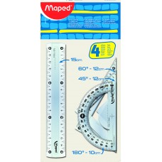 KIT GEOMETRIA MAPED 15cm x 4u