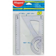 KIT GEOMETRIA MAPED 20cm x 3u