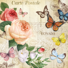 LAMINA EQ PARA DECOUPAGE 32x32cm.u.OFER.