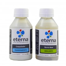 CRAQUELADOR/BARNIZ ETERNA SET 250ml x 2u