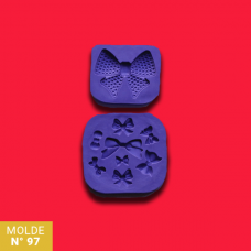 MOLDE SILICONA Nø97 MOÑOS VARIOS x 2u