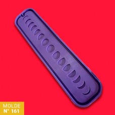 MOLDE SILICONA Nø161 SAHUMERIO LUNAS x u