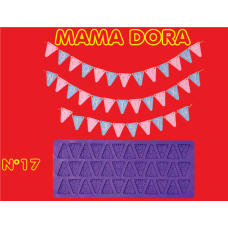 MOLDE SILICONA Nø17 LETRAS/NUMEROS x u