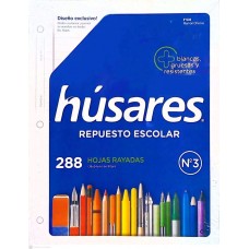 REPUESTO ESCOLAR Nø3 288 hj RAYADO HUSARES