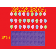 MOLDE SILICONA Nø18 GLOBOS x u