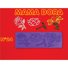 MOLDE SILICONA Nø24 ROSAS x u
