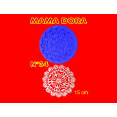 MOLDE SILICONA Nø34 MANDALA GRANDE x u