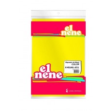 REPUESTO DE DIBUJO Nø6 COLOR 6 hj x 25 paquetes EL NENE