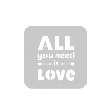 STENCIL EQ 100mm.x100mm...x u.