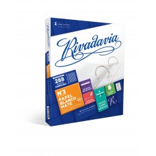 REPUESTO ESCOLAR Nø3 288 hj CUADRICULADO x 8 paquetes RIVADAVIA