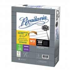 REPUESTO ESCOLAR Nø3 288 hj RAYADO AULA UNIVERSAL RIVADAVIA