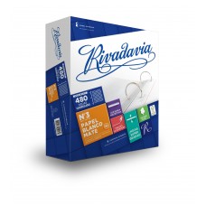 REPUESTO ESCOLAR Nø3 480 hj CUADRICULADO x 8 paquetes RIVADAVIA