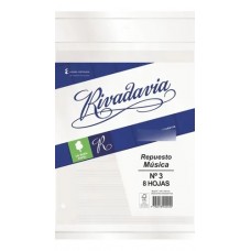 REPUESTO MUSICA Nø3 8 hj RIVADAVIA