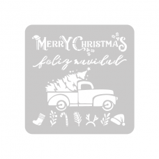 STENCIL EQ 300mm.x300mm...x u.NAVIDAD.