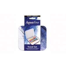ACUARELA AQUAFINE LATA CON PINCEL x 24 colores