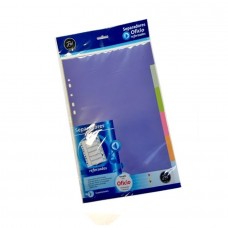 SEPARADOR OFICIO FW POLIPROPILENO COLOR 6 MATERIAS