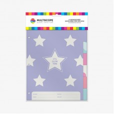 SEPARADOR ESCOLAR Nø3 MULTISCOPE 6 MATERIAS