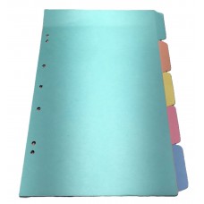 SEPARADOR OFICIO APE CARTULINA 55gr 5 POSICIONES