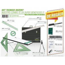 TABLERO DOZENT..40x50cm.12663.+UTILES.