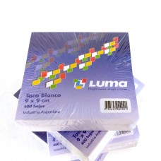 TACO 9x9cm LUMA BLANCO 400 hj