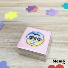 NOTA ADHESIVA MEMO FIX CUBO MINI 50x50mm PASTEL 200 hj