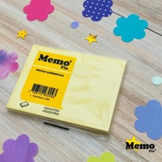 NOTA ADHESIVA MEMO FIX AMARILLO 100x74mm L(104) 100 hj