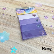 NOTA ADHESIVA MEMO FIX PANTONE 25x74mm (901) 4 x 50 hj
