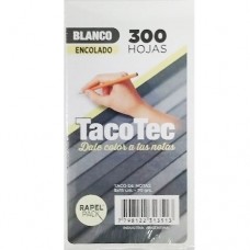 TACO 8.5x15cm TACOTEC BLANCO ENCOLADO 300 hj