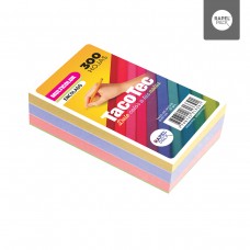 TACO 8.5x15cm TACOTEC MULTICOLOR ENCOLADO 300 hj
