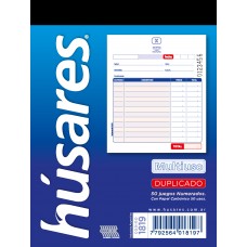 TALONARIO HUSARES 1819 NEUTRO CHICO