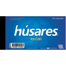 TALONARIO HUSARES 1909 RECIBI MIGNON