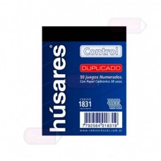 TALONARIO HUSARESS 1831 CONTROL DUPLICADO