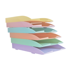 BANDEJA PAPELERA LIGGO OFICIO PASTEL