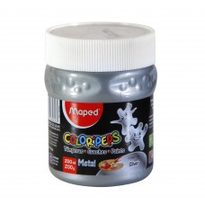 TEMPERA MAPED 250gr PLATA
