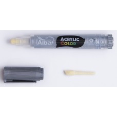 MARCADOR ALBA ACRYLIC L PLATA